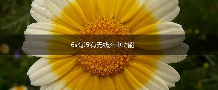 6s有没有无线充电功能,第1张