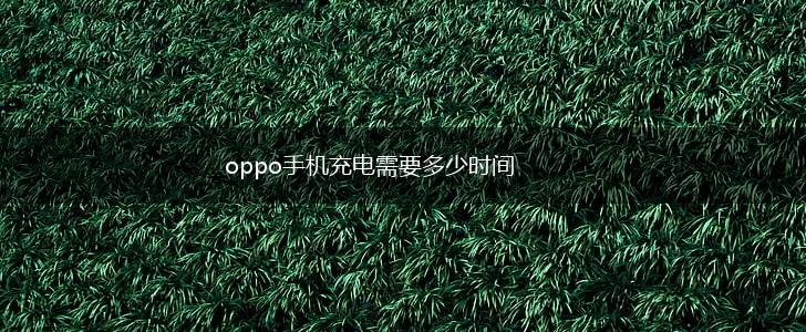 oppo手机充电需要多少时间,第1张