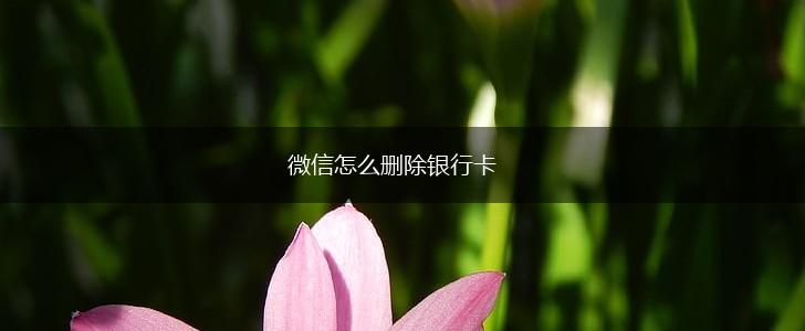 微信怎么删除银行卡,第1张