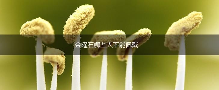 金曜石哪些人不能佩戴,第1张