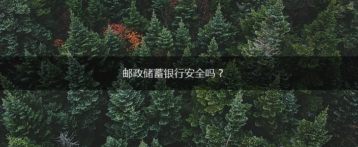 邮政储蓄银行安全吗？,第1张