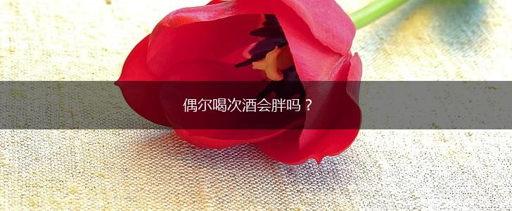 偶尔喝次酒会胖吗？,第1张