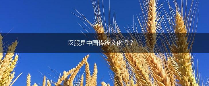 汉服是中国传统文化吗？,第1张